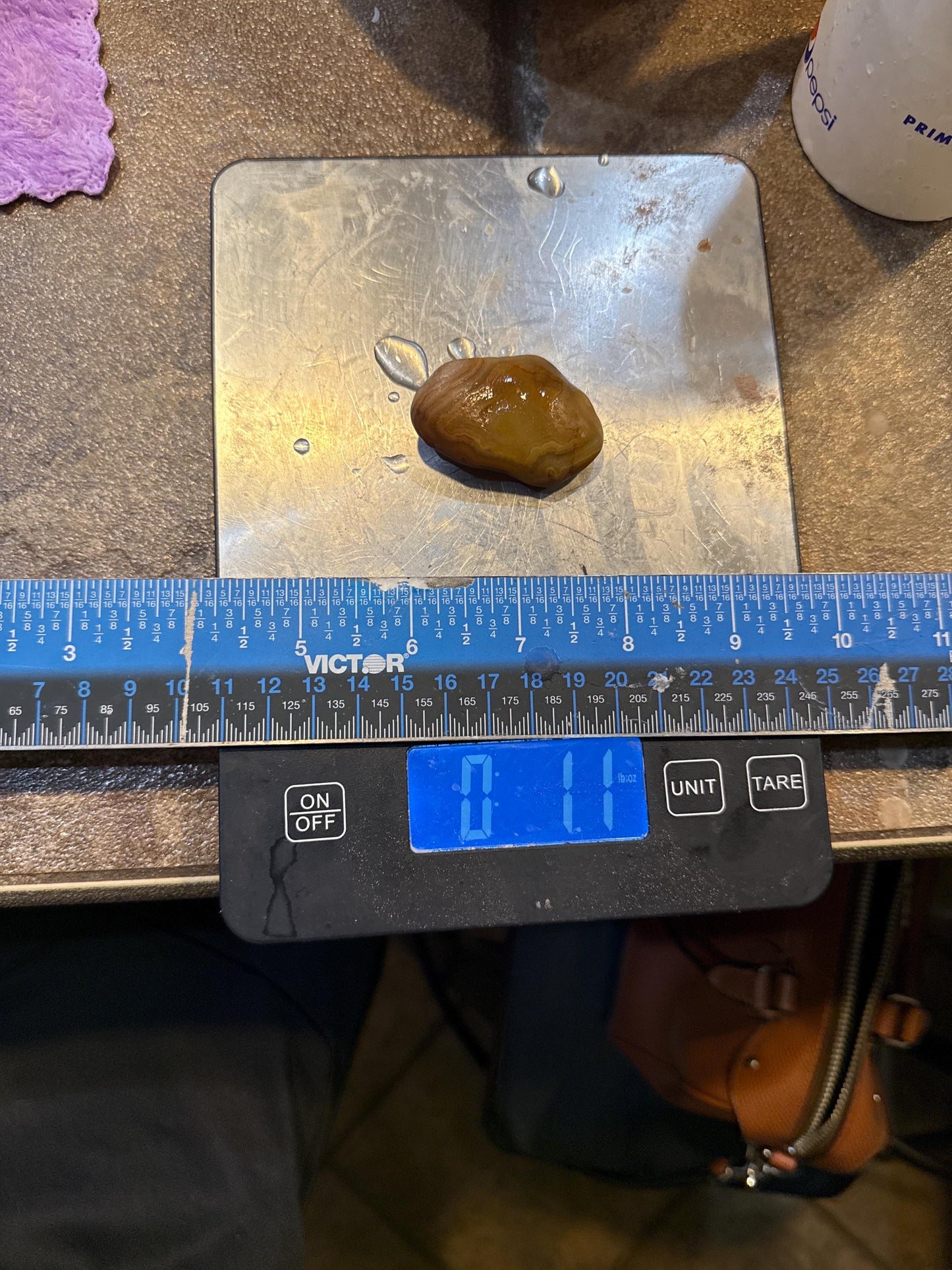 Golden River Bend – Natural Agate, 1.1 oz