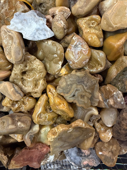 Mystery Rock Box; Crowley Agates and Lake Superior Assorted