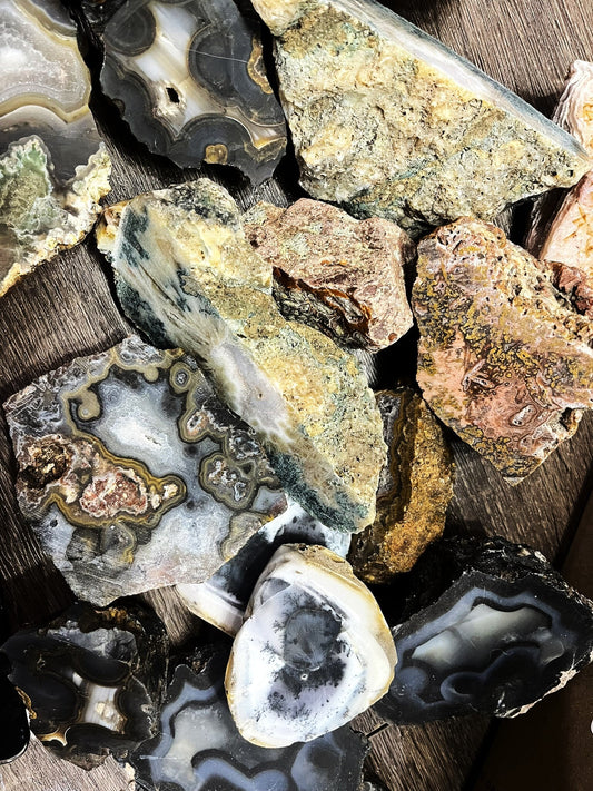 Mystery Rock Box; Crystals, Minerals, Slabs and more!