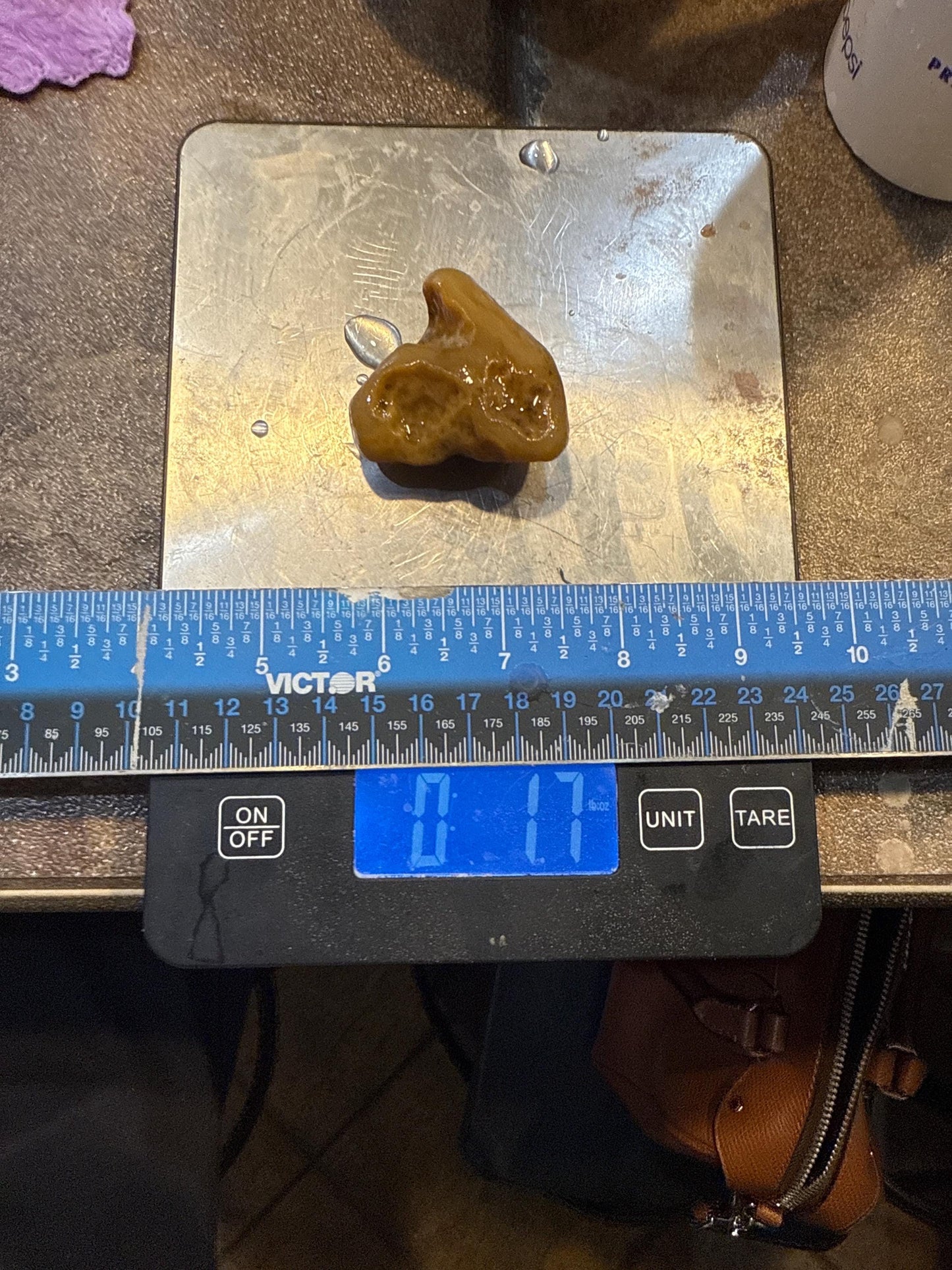 Golden Mesa – Raw Crowley Agate Specimen | 1.7 oz
